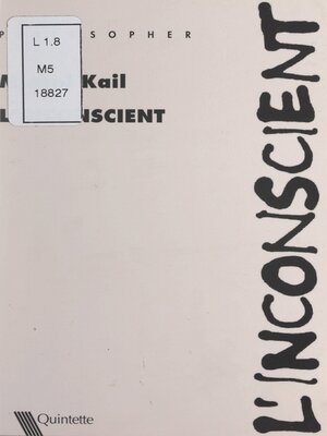 cover image of L'inconscient